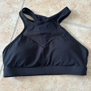 Fabletics Black High-Neck Sports Bra